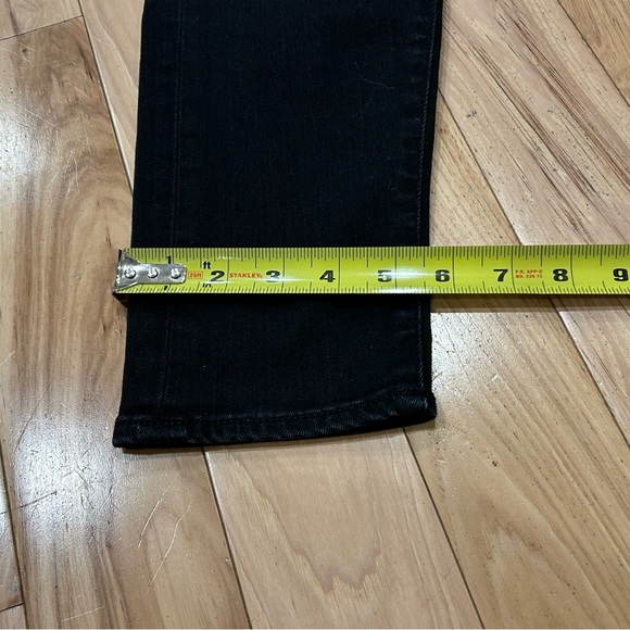 R13 The Drop Slim Cropped Black Stretch Jeans - Women’s Size 26 - made in Italy - Picture 10 of 12